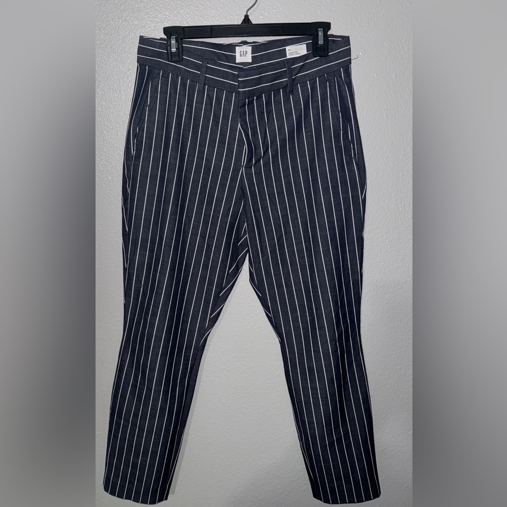 GAP Signature Skinny Ankle Striped Pants